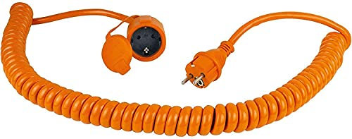 IP 44 54 Prolunga a spirale arancione