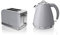 Swan, STP7040GRN, Retro 1.5L Jug Kettle & 2 Slice Toaster, Stainless Steel Body, 3kw, Slide Out Crumb Tray, Auto-Centering (Grey)