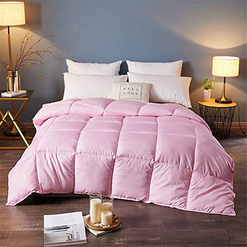 BEDSETS Bettdecke 150x200 cm 4 Jahreszeiten, Zertifiziert Atmungsaktive Schlafdecke, Super Weiche Kuschelige Steppdecke Atmungsaktiv & Wärmeausgleichend (Rosa,180x220cm2 kg)