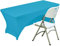 Spandex Tischdecke Polyester Tischdecke Stretch Tischdecke Tischdecke offene Rückseite – 244 cm, Türkis