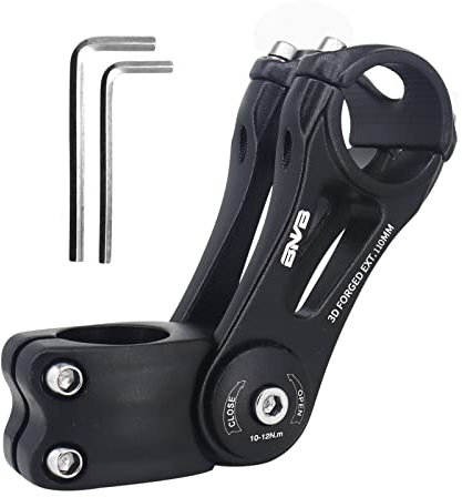 PLATTBK Fahrrad Vorbau Verstellbar Lenker Riser Verlängerung 31.8mm ±85° Verstellbarer Lenkererhöhung MTB Gabelschaft Extender vorbauten 90/110/145mm