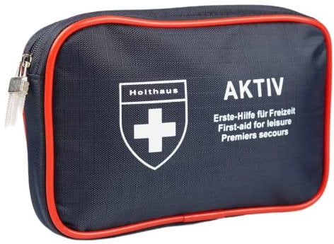 Mini Erste-Hilfe Set für die Handtasche, Brustbeutel oder Rucksack – Perfekt ausgestattet & Ideal um schnell zu Helfen – Pflaster, Verband, Wundkompresse – inkl. Handschuhe – für Freizeit & Alltag