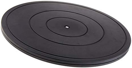 Saturey Mehrzweck-Drehteller, robust, um 360 ° drehbar, drehbar, mit rutschfester Nut, für große Bildschirme, TV und Computermonitore