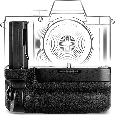 CELLONIC VG-C3EM Battery Grip Compatible with Sony A9, A7 III, A7R III, A7S III - Camera Vertical Grip for NP-FZ100 Batteries - Multifunction Portrait Handle Backup Battery Holder