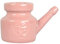 Puooifrty Pot Neti en céramique de 350 ml - - Anti-fuite - Pour le lavage du nez - Pour homme et femme - Rose
