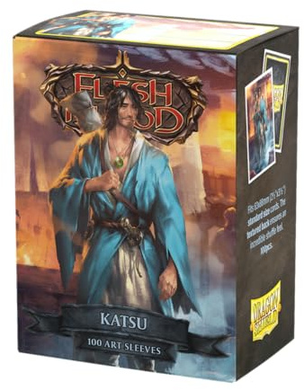 ARCANETI Dragon Shield Flesh and Blood License Standard Matte Art Sleeves - Katsu (100 Sleeves)