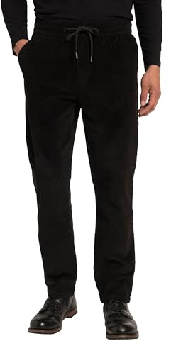 JP 1880 Herren große Größen Übergrößen Menswear L-8XL Cordhose, Modern Fit, Elastikbund schwarz 3XL 820026100-3XL