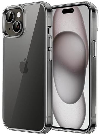 MAXIMUM RANGE E-SELLERS Clear Case Compatible with iPhone 15 Plus Case, Shockproof Thin Cover, Yellowing-Resistant Slim Transparent TPU Phone Case, Clear