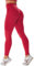 JOYSPELS Sport Leggings Damen, High Waist Sporthose Blickdicht Sportleggins Gym Leggins Push Up Yogahose, Verkehrsrot S
