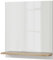 Vicco Armario con Espejo para baño Marelle, Blanco/Roble Artesanal, 60 x 67 cm con Estante