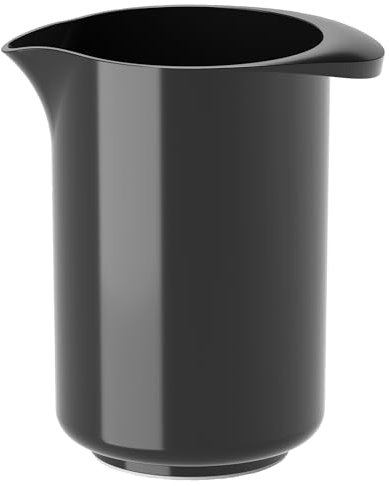 Rosti Classic Rührbecher 1,25 Liter, Rührschüssel & Mixbecher, Geeignet für Spülmaschine, Mikrowelle und Gefrierschrank, Carbon Black (Schwarz)