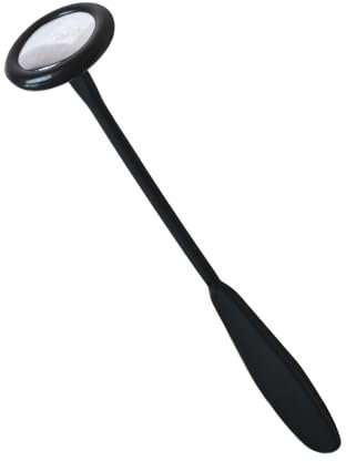 1Pc Round Head Black Tendon Hammer for Neurological Reflexes, Pointed Tip for Superficial Responses, Research Osteopathy