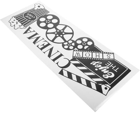 KITANDOVE Popcorn-Wandaufkleber schlafzimmer bedroom decoration living room party decoration poppuk Kinodekoration für zu Hause Studioaufkleber Nagelaufkleber Wandtattoos Wanddekoration PVC