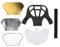 Flash Diffuser For Speedlight, Flash Light Reflector Board Universal SLR Camera Top Flash Light Lamp Reflector Board Set Camera Flash Diffuser with Fixed Hood Silver White Golden