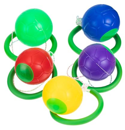 VICASKY 6st Flummi Kinder, Die Ballspielzeug Überspringen Interaktives Knöchelspielzeug Kinder Knöchel Kinderspielzeug Outdoor-Spielzeug Für Kinder Fitness-sprungball Für Erwachsene Abs