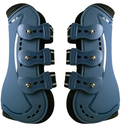 Horse Boots, Horse Sport Boots, Horse Boots Front Feet, Shock-Absorbing Horse Boots Breathable Front Leg Protectors for Enhanced Comfort and Performance During Equestrian Activities