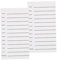 TOVINANNA 2pcs Acrylic Grafting Eyelash Board Scale Plate for Eyelash Extensions Lightweight and Convenient for for False Lashes Application