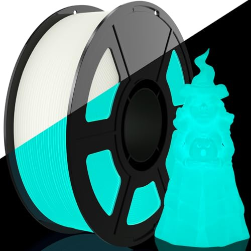 Amoybaby Glow im dunklen PLA Filament 1.75mm, +/- 0.03mm 3D Drucker Filament 1kg(2.2lbs), Härter und Stärker 3D Druckmaterialien für 3D-Drucker