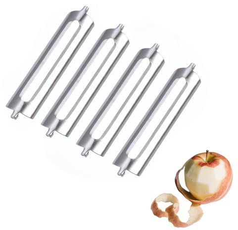 4 Stück Schäler Ersatzklinge für Tupper Sparschäler,Wasserdichte Ersatzklingen,die langlebig und sind,Geeignet für Gemüse,Obst und Kartoffeln