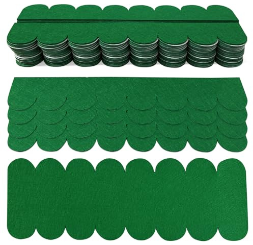 Dachpappe für Vogelhaus Wasserdicht Dachschindeln Selbstklebend Mini Dachschindeln 32stk Dachpappe für Nistkastendach Nistkasten Kaninchenstall Insektenhotel Gartenhaus Briefkastendächer (Grün)