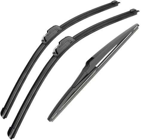 XINGWANGDYSI Frontwischerblatt für Toyota für Yaris MK3 Fließheck 2011-2019 24 + 14 + 12 vorne hinten Wischerblätter Bürsten