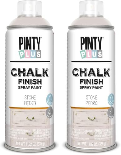 Pintura en spray PINTYPLUS CHALK 520cc CK791 PIEDRA 335 g (Paquete de 2)