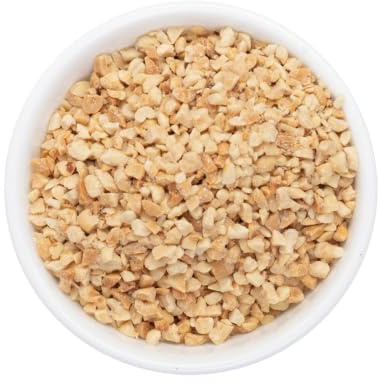 Roasted Nibbed Peanuts 1kg - Roasted Peanuts Chopped Into Small Pieces - Perfect for baking, mixing in with ice cream and topping milkshakes