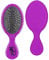 Wet Brush Squirt Detangler Hair Brush with Soft IntelliFlex Bristles, Mini Travel Detangler - (Voilet)