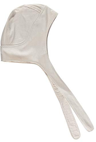 Battle-Merchant Mittelalterliche Bundhaube gefüttert für Damen und Herren - LARP Wikinger Mütze Kappe Mittelalter (Natur)