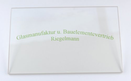 Kaminglas ROBAX® Markenglas 21,5 x 38 cm 0,5 dick