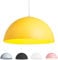 Hängelampe Gelb Pendelleuchte Modern minimalistisch Hängelleuchte Fassung E27 Lampenschirm Modern Metall gelb 40cm