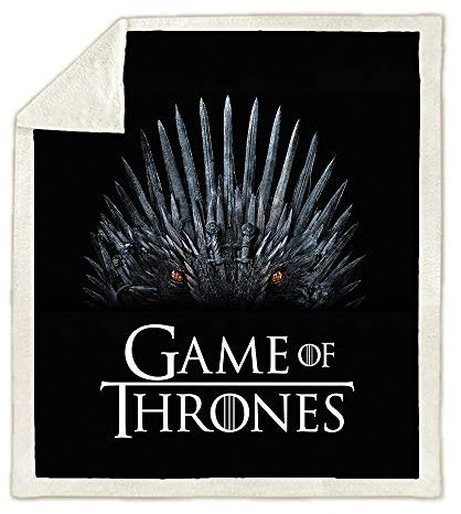 NICHIYO Game of Thrones Decke, Cartoon und Animation Fleecedecke für Erwachsene und Kinder, 100% Mikrofaser, für Schlafsofa und Sofa (25.150 cm x 200 cm)