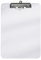Hnogri Kunststoff-Klemmbrett, Standard A4 Letter Size Klemmbretter für Studenten, Büro und Frauen, Zwischenablage mit Stifthalter und Low Profile Clip, Größe 12,5 x 9 Zoll, (Weiß)