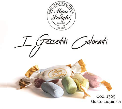 Mera & Longhi Gessetti Di Liquirizia Colorati - 1000 g