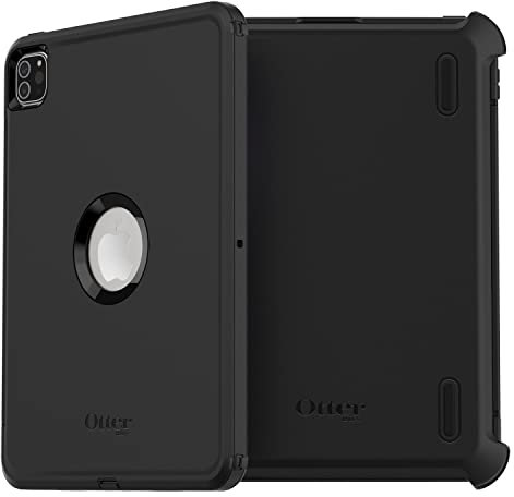 OtterBox Defender Hülle für iPad Pro 11 (1. gen/2. gen/3. gen/4. gen), ultrarobuste Schutzhülle mit integriertem Displayschutz, 2X nach Militärstandard getestet, Schwarz