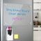 Note Board Refrigerator Dry Erase Board Magnetic Clear 15x11 Includes 4 Dry Erase Markers (White)