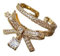 Luxus Zirkon Schleife Doppel Gold Farbe Öffnungsringe Für Frau Modeschmuck Gothic Accessoires Mädchen Ungewöhnliches Ring Set Verlobungsring Geschenk für Liebhaber Geburtstagsgeschenk zu Weihnachten