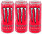 Zeus Party Monster Energy Ultra Red - Zero Zuccheri e Zero Calorie - Monster Bevanda Energetica Lattine da 500 ml (3)