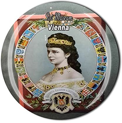 Sisi Museum Wiener Kühlschrankmagnet Kristall Touristen Souvenir Geschenkkollektion Kühlschrank Magnetischer Aufkleber