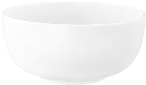 Seltmann 001.764207 Liberty Porzellan Müslischale, 00003 Dekor, Weiß, 15cm Durchmesser, 107cm Höhe