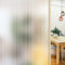Qualsen Pellicola per Vetri Finestre 44.3x200cm, Forma Scanalata Pellicola Adesiva per Vetri Opaca Decorativa Autoadesive Elettrostatica Anti-UV Pellicola Privacy Finestre per Casa Ufficio Bagno