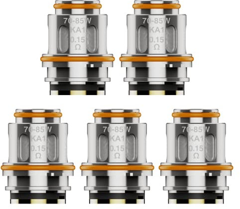 GEEKVAPE Meshed Z KA1 Coil, Verdampferkopf für E-Zigarette, 5 Stück, 0,15 Ohm, 70-80 Watt