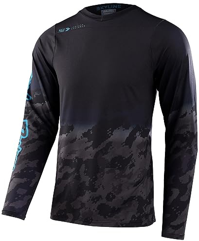 Troy Lee Designs Cycling MTB Bicycle Mountain Bike Jersey Shirt for Men, Skyline Tie Dye LS