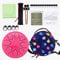 Musfunny Steel Tongue Drum Zungentrommel : 6 Zoll 8 Noten C-Dur Handpan Instrument - Stahlzungentrommel Schlaginstrument für Geburtstagsgeschenk Klangheilung Yoga Meditation (Rosa)