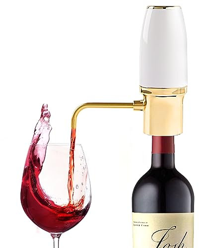 Aeratore elettrico per vino, versatore automatico, erogatore con beccuccio ricaricabile tramite USB per gli amanti del vino