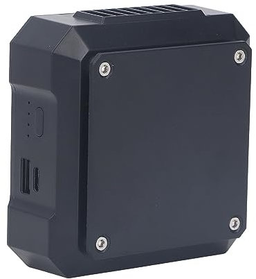 Alomejor Ventole con Clip in Vita, Ventole a Catena Ricaricabili USB Batteria da 4000 mAh Forte per Camminare (#1)