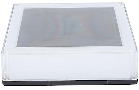 Fockety Solarpostlichter, IP67 wasserdichte 3 Lichtmodi Solar Post Cap Lights Outdoor Automatisches Laden und Beleuchtung, Solarantrieb LED Lighting Deck Zaunkappe Light für Terrassegarten