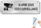 Goodvia Alarme Sous Vidéo Surveillance Adhésif Aluminium 150x50 mm pour L'intérieur et L'extérieur Argent/1 pièce