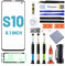 Tpyag für Samsung Galaxy S10 Display,Frontglas Display für Samsung Galaxy S10 6,1 Zoll,Bildschirm Reparaturset mit wasserfestem Kleber (KEIN LCD & Touch-Digitizer)