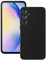 Foluu Liquid Silicone Case für Samsung Galaxy A55 5G Hülle, Silikon stoßfeste Handyhülle mit [weichem, kratzfestem Mikrofaserfutter] für Samsung Galaxy A55 5G 2024 (Schwarz)